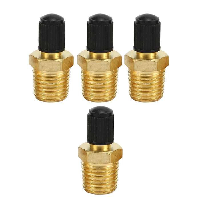 4pcs 1/4inch Npt Mpt Solid Tank Fill Valve for Car Repair Accessories