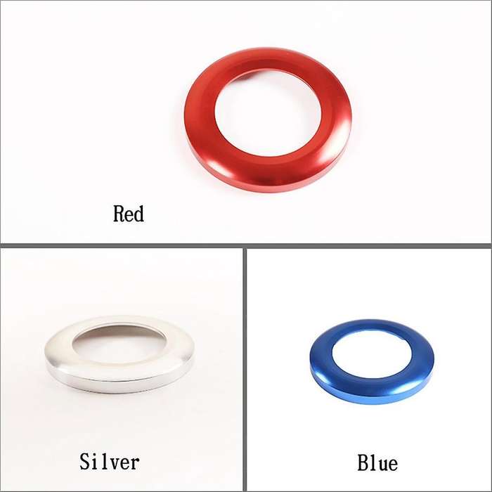 Car Start Stop Coin Trim Cover for Toyota Fj Cruiser 2007-2021 Blue