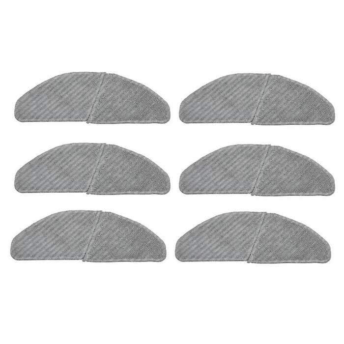 6pcs Mop Cloth for Midea S8+/ M7pro Robot Vacuum Accessories
