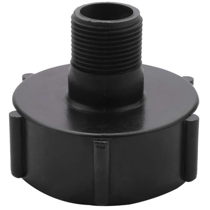 1pcs 1000l Ibc Water Tank Garden Hose Adapter Fitting 60mm Adaptor