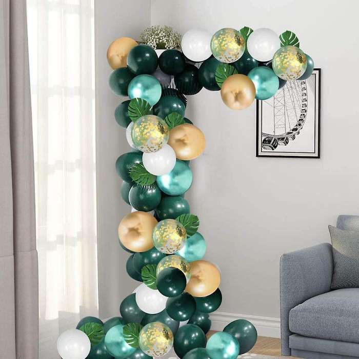 Jungle Theme Party Balloons 50 Pack,12 Inches Latex Balloons for Baby