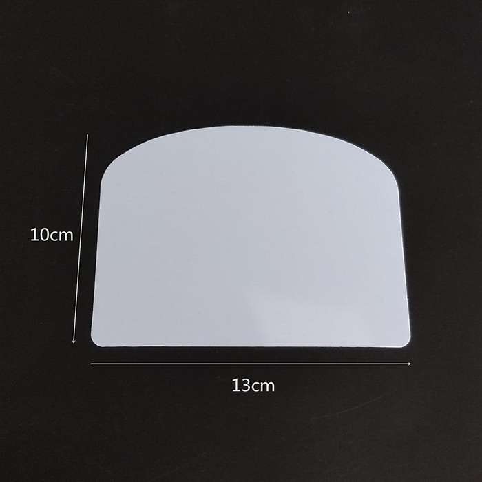 13 Pcs Transparent Cake Cream Scraper Flexible Icing Spatula Baking