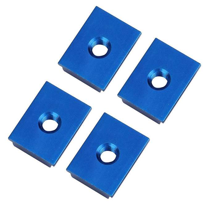 M8 T-tracks Aluminium Alloy T Slot Track for Woodworking Tool 4pcs