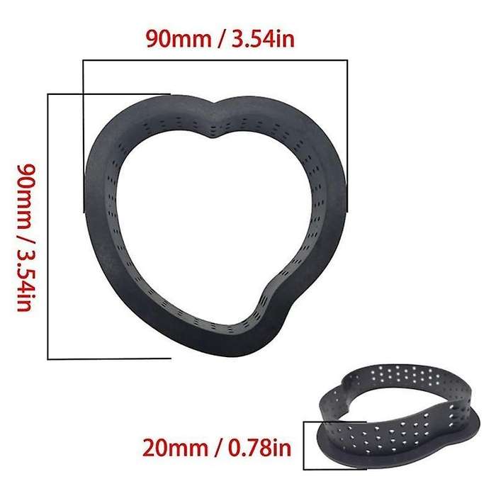Cake Mold Perforated Cutter Cake Rings Baking Metal Ring Molds 8pcs