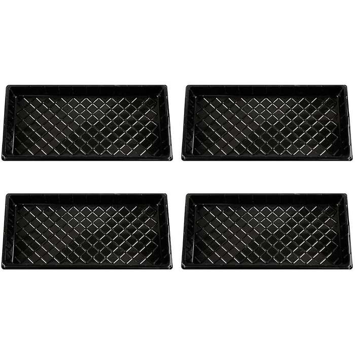 4pcs Trays Seedling Starter Tray Humidity Adjustable Plant Kit