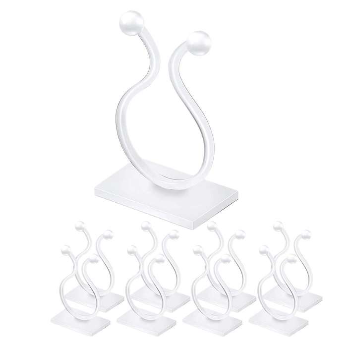 200 Pcs Plant Climbing Wall Fixture Clips, Plant Fixer Hooks-white