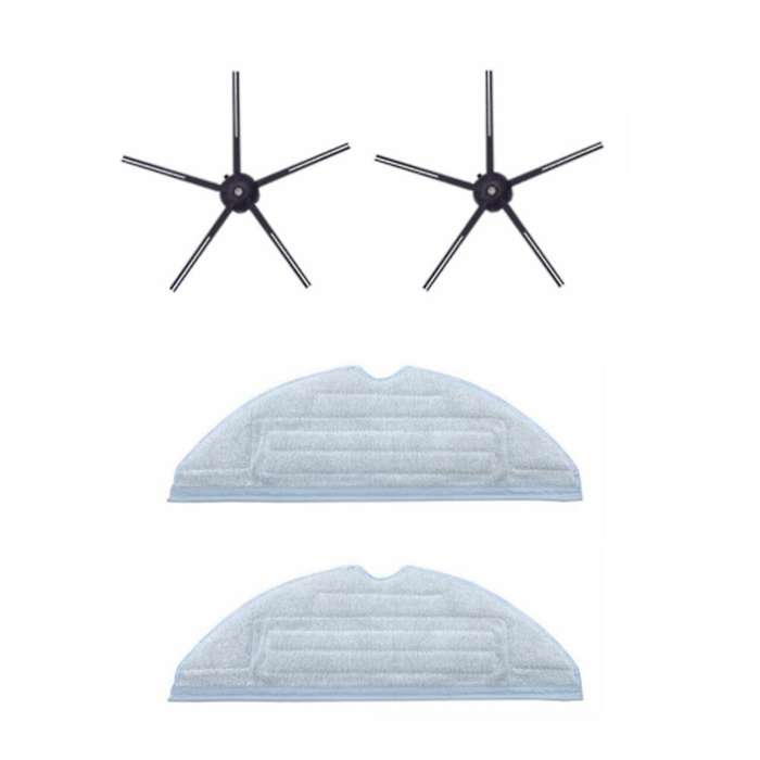 4pcs for Xiaomi Roborock T7 T7s T7plus T7splus S7 Side Brush Rag Mop