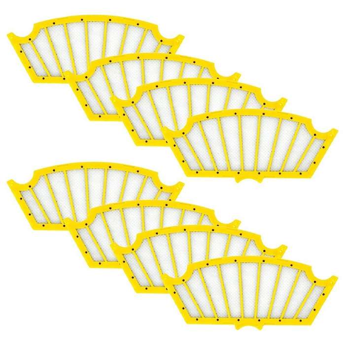 8pcs Hepa Filter Sweeping Robot Replacement Parts for Irobot