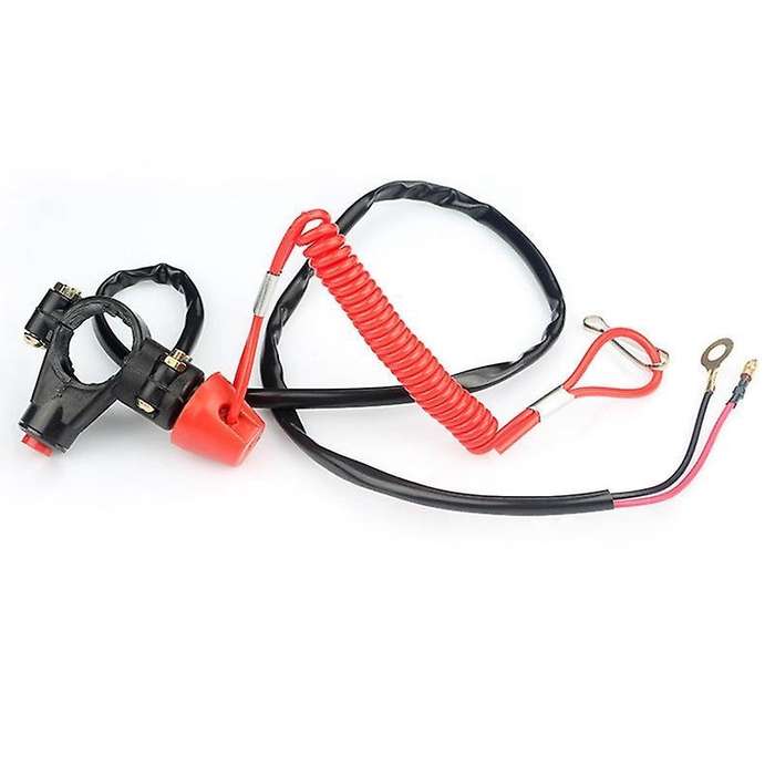 Emergency Kill Stop Outboard Engine Switch Push Button Motorcycle