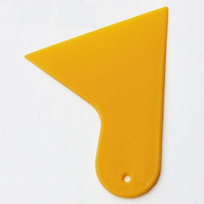 Vinyl Film Wrap Yellow Plastic Foils Cleaner Scraper