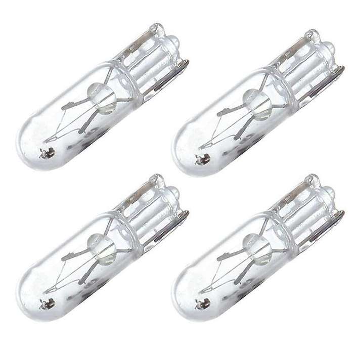 100pcs T5 286 Bulb Basic Miniature Bulb for License Plate Light Side