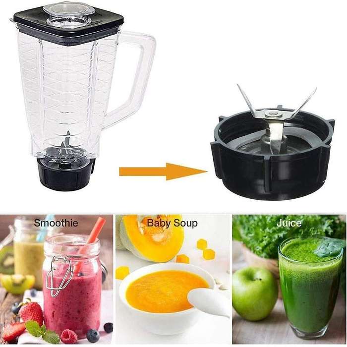 Blender Blade for Oster Blender with Jar Base Cap and O Ring Seal Kit