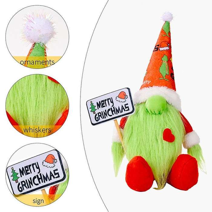 Christmas Gnome Merry Christmas Santa Faceless Doll Swedish Tomte