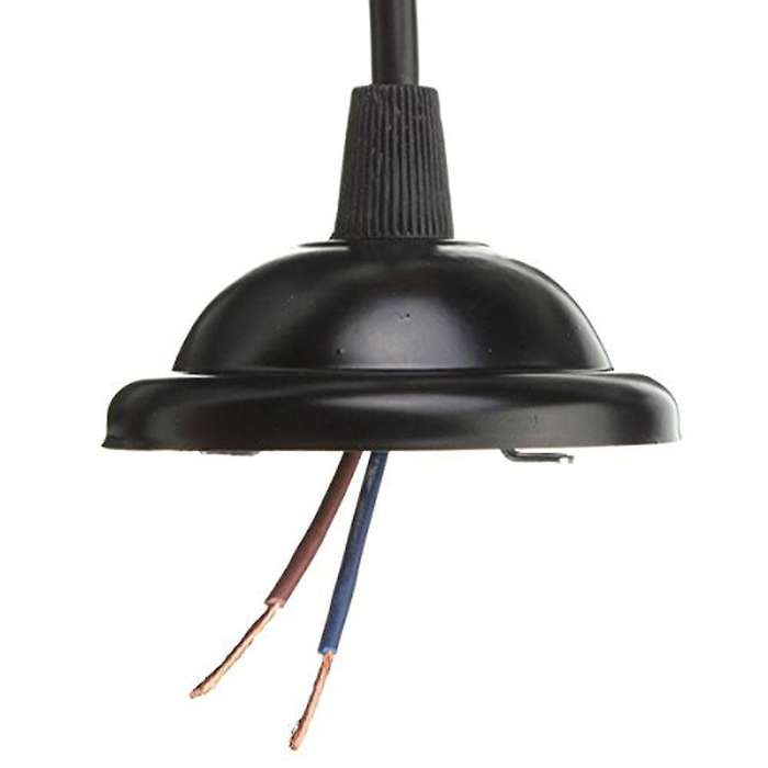 With Wire&switch Edison Lamp Light Base E27 Screw,antique Brass+black