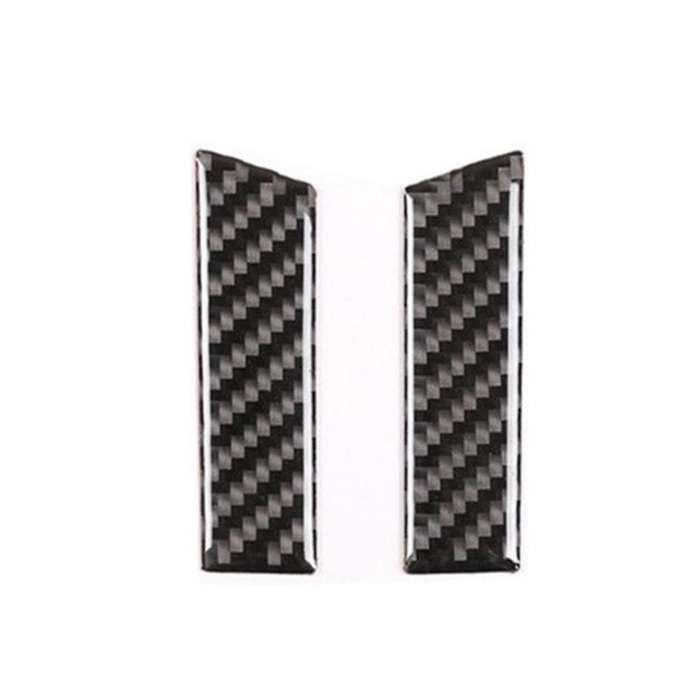 Car A Pillar Triangle Speaker Frame Cover Trim Sticker,black
