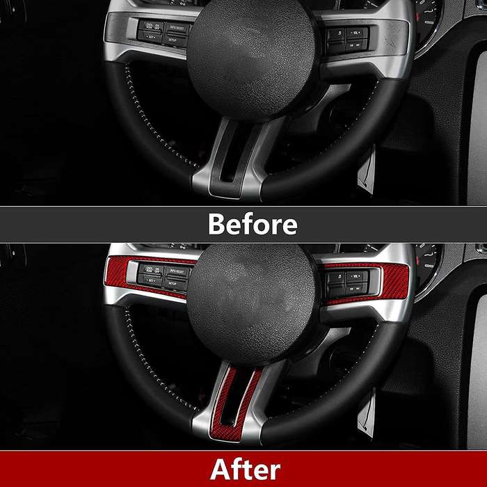 Car Central Control Cd Panel Sticker Trim for Ford Mustang 2009-2013