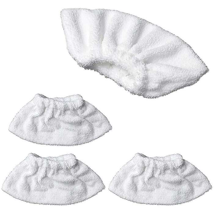 4 Pcs Microfiber Cover Set for Hand Nozzle Karcher Steam Cleaner