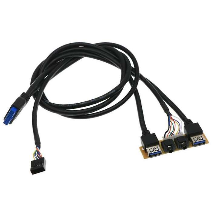 60cm Panel Usb3.0+usb3.0+hd Audio Jack Ports I/o Board+internal Wire