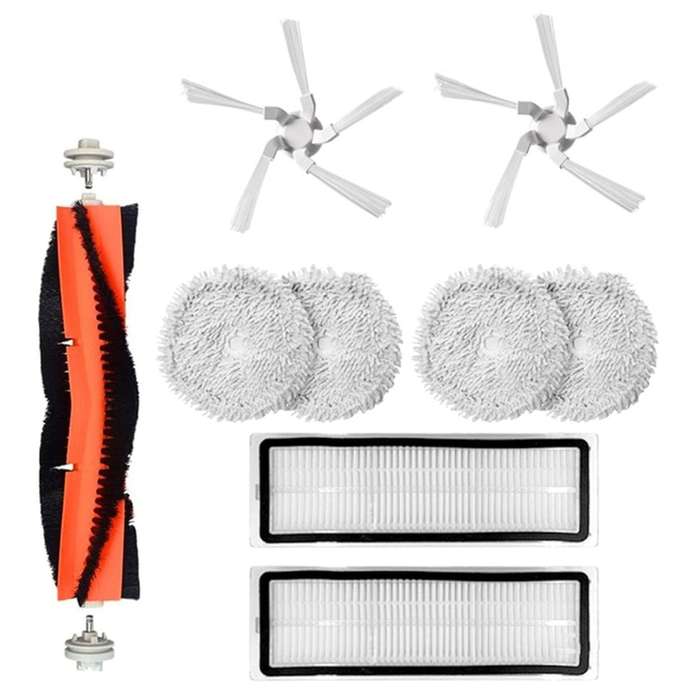 9pcs for Xiaomi Dreame W10 Vacuum Main Side Brush Filter Mop Cloth