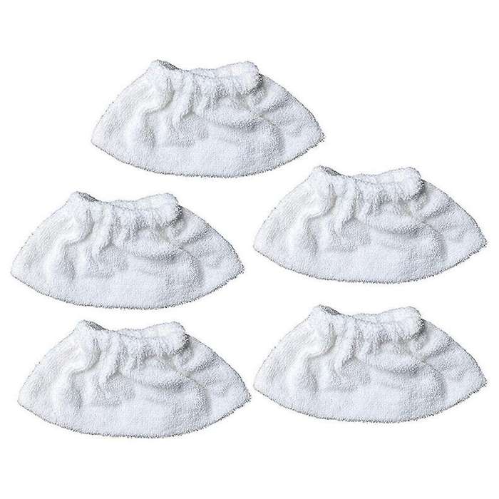 5 Pcs Steam Brush Iron Parts Floor Cleaning Cloth for Karcher Sc2 Sc3