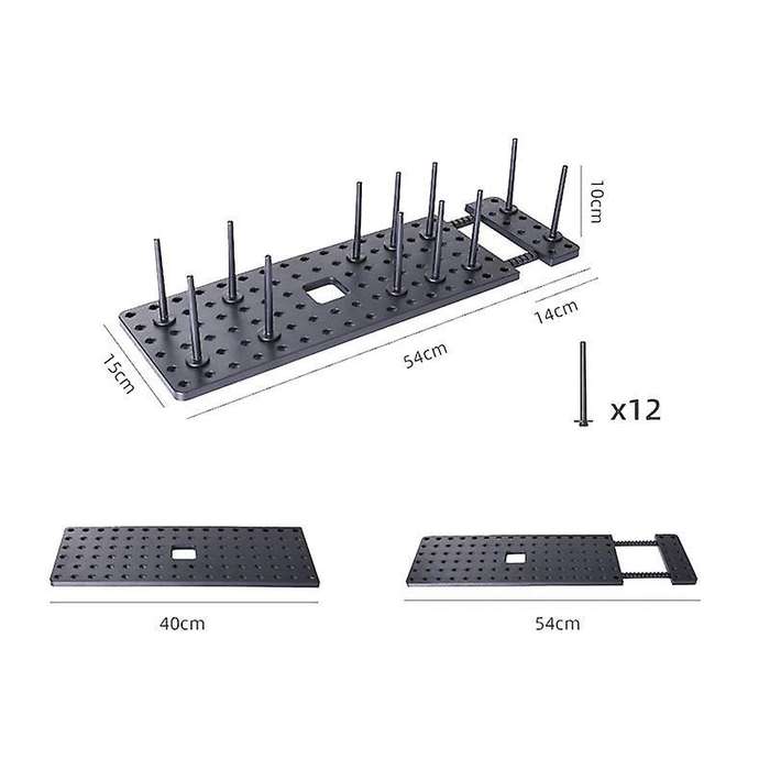 1pc Adjustable Kitchen Dish Drying Rack Tableware Storage Organizer