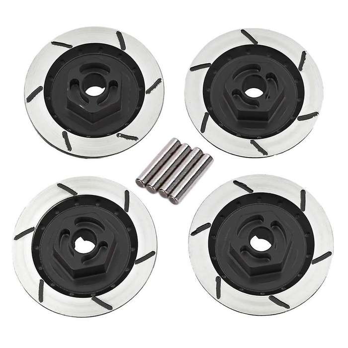 4pcs Disc Brake Caliper Assembly Set for Mn86 Rc Car Parts Black
