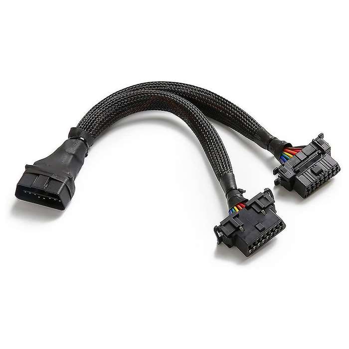 1x Male and 2x Female Extension Cable Adapter (1ft/30cm) (1pack)