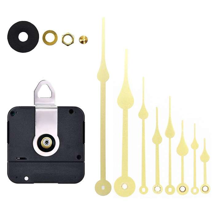 31mm Quartz Movement with 4 Pairs Gold Hands Diy Clock Repair