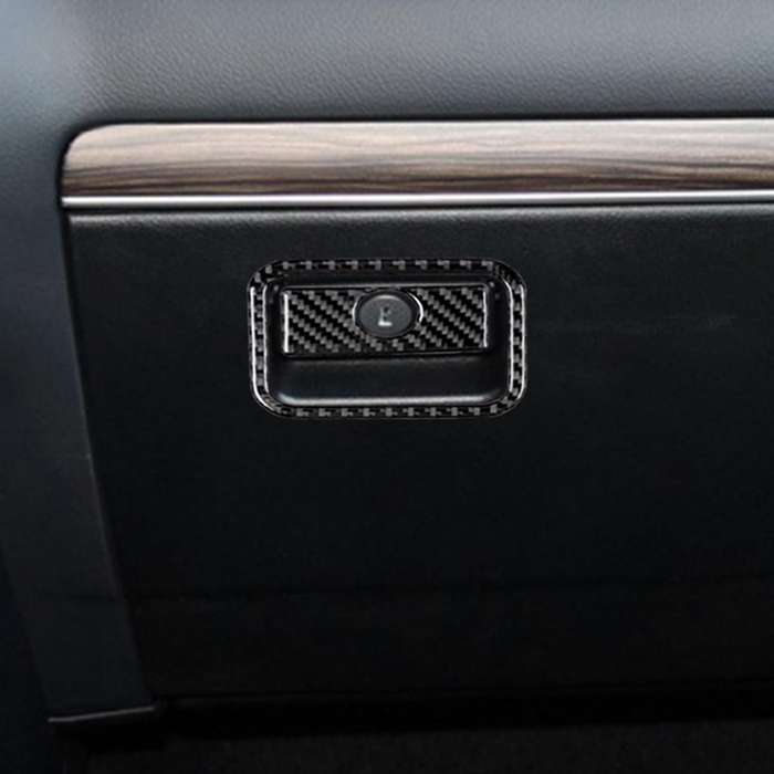 Car Passenger Seat Storage Box Trim Frame Cover Decals Stickers