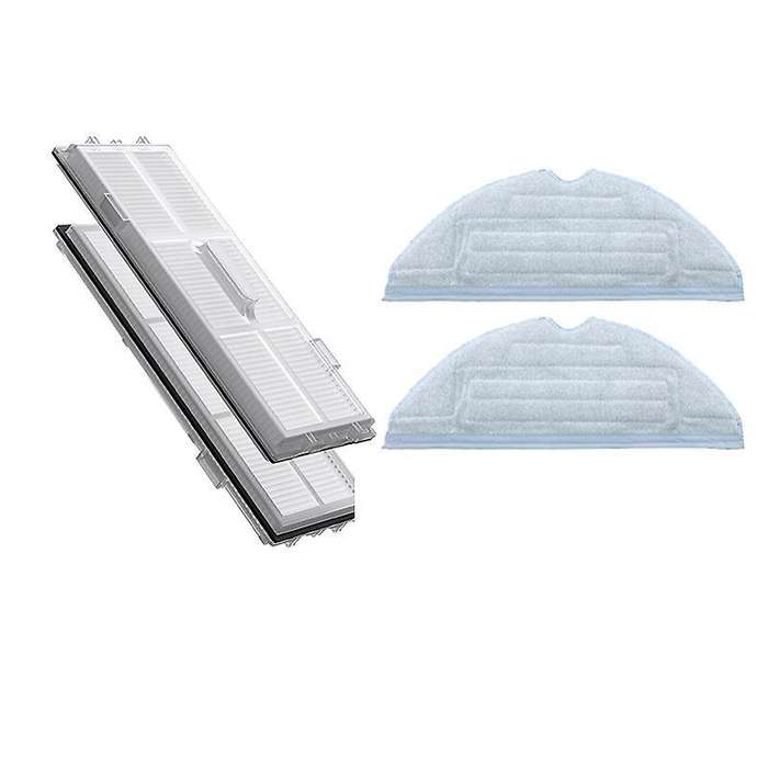 4pack Hepa Filter Mopping Cloths for Xiaomi Roborock S7 T7s T7plus