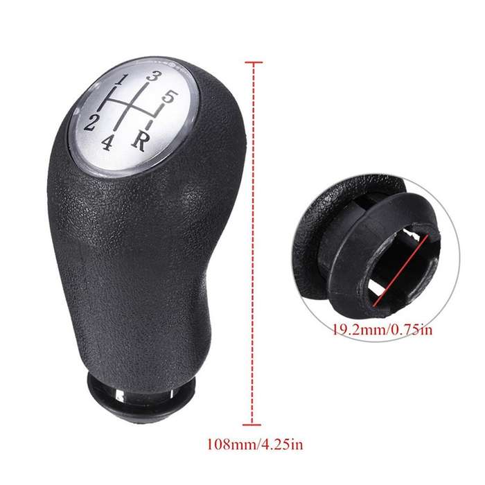 Mt Gear Shift Knob for Renault Clio Iii 05-09 Megane Ii 02-08 Scenic