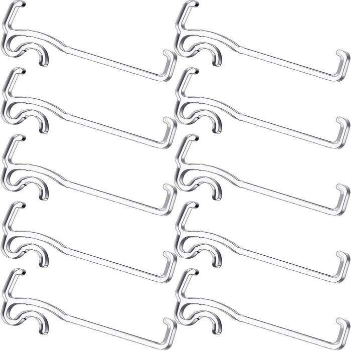 20pcs 3.5inch Clear Plastic Valance Clip for Horizontal Blind Valance