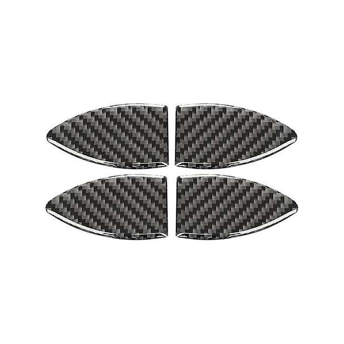 Car Interior Door Bowl Cover Trim Carbon Fiber Accessories