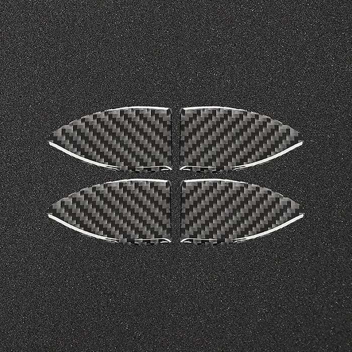 Car Interior Door Bowl Cover Trim Carbon Fiber Accessories