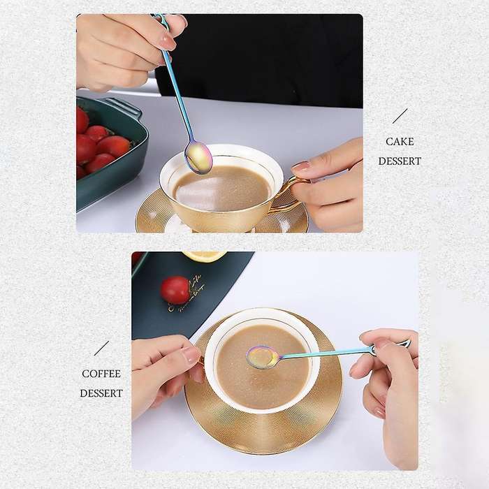 Stainless Steel Spoons Lovely Wing Shape Coffee Cup Spoon Tableware