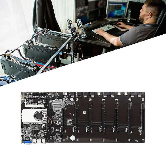 Btc-t37 Miner Motherboard with Cpu Group 8 Gpu Slots for Btc Miner