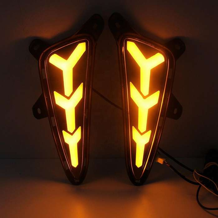 Car Front Bumper Led Drl Daytime Running Light for Toyota C-hr Chr