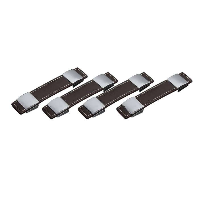 4pcs Pu Drawer Pulls with Screws Cabinet Handles Furiture Door Pull