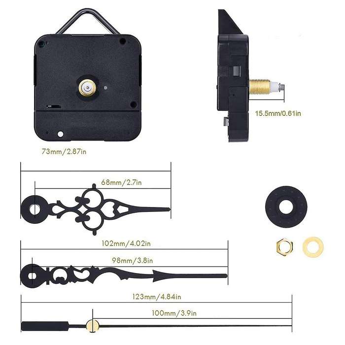 Quartz Clock Movement Mechanisms, Diy Clock Kits for Clock Repair