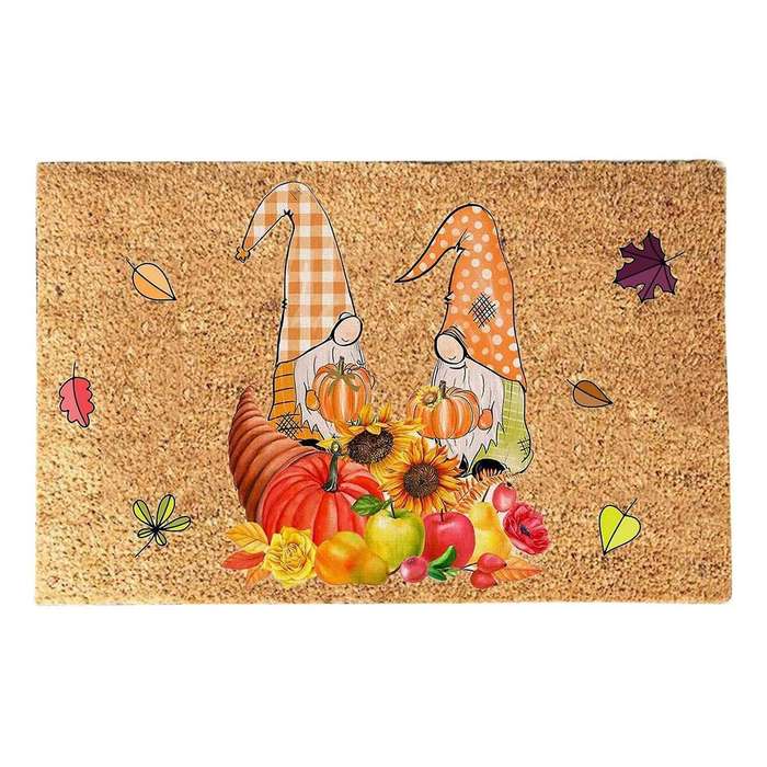 Thanksgiving Doormat Fall Autumn Door Mat Home Carpet 40x60cm G