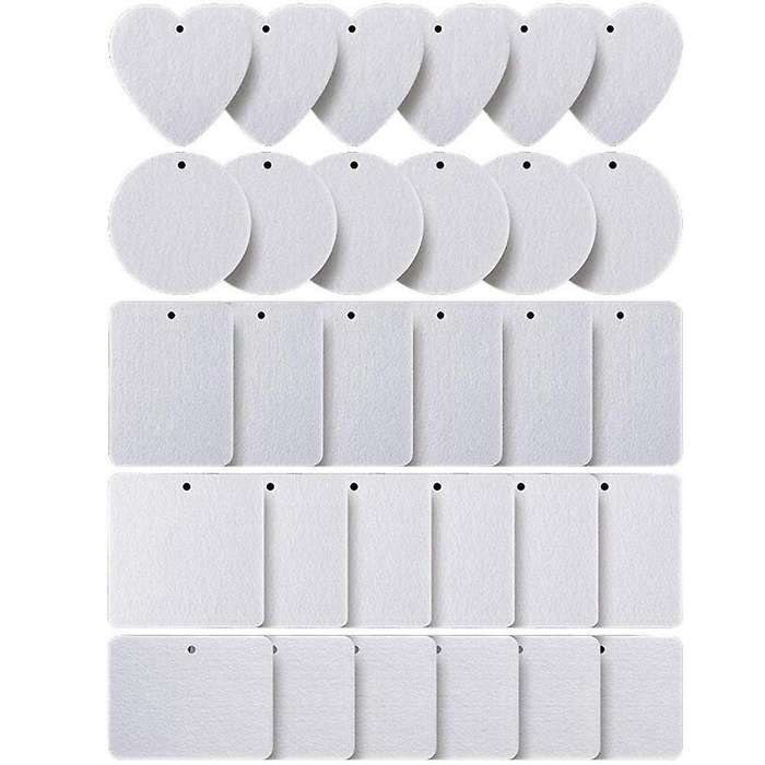 Sublimation Air Freshener Blanks Diy for Diy Heat Press Ornaments