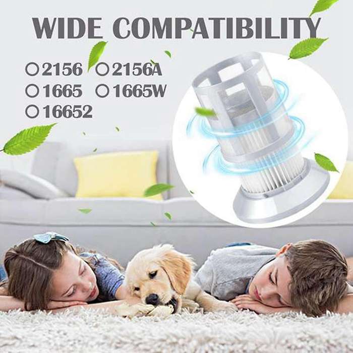 Filter for Bissell Zing 2156a,1665,16652,1665w Canister Vacuum