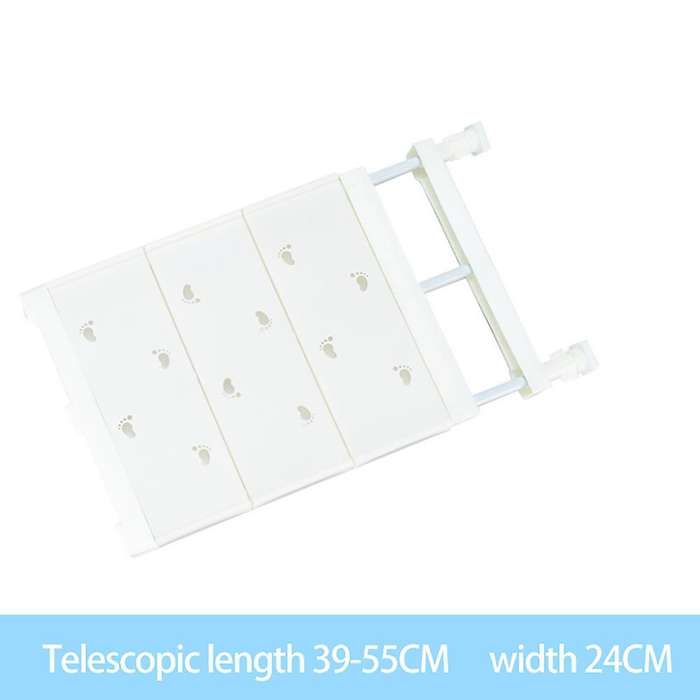 Retractable Airing Cupboard Storage Rack Shelf for Bookcase 24x39cm