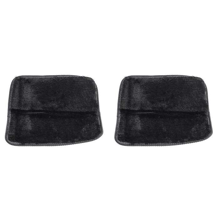 Home Rugs Living Bedroom Plush Rugs Black 40 X 40cm