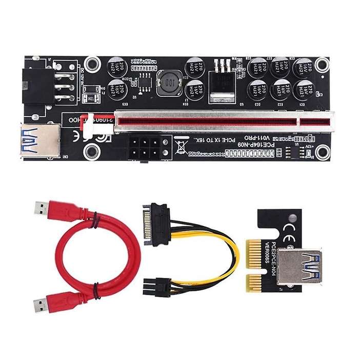 Pcie 011 V011 Pro Pci E Express Pci-e 16x Riser Video Card for Mining