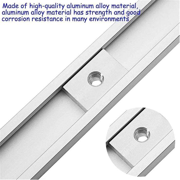6pcs M8 T-track Slider Aluminum Alloy for Profile Woodworking Tool
