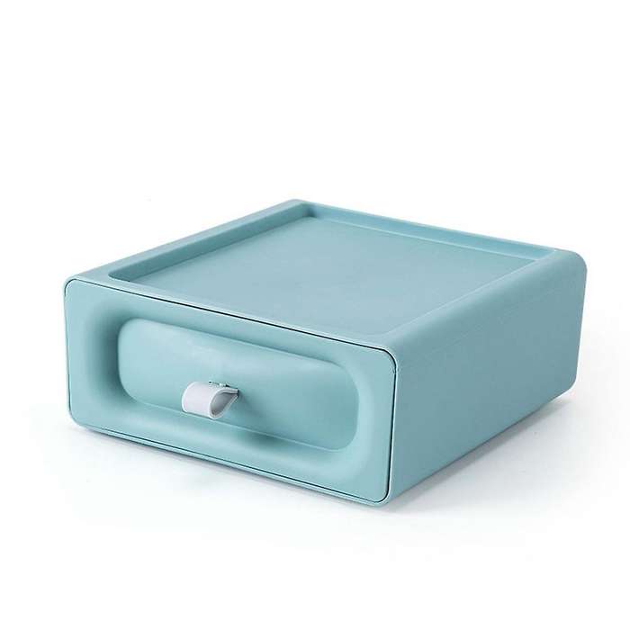 Under Desk Drawer Adhesive Storage Box for Office Pen Holder A