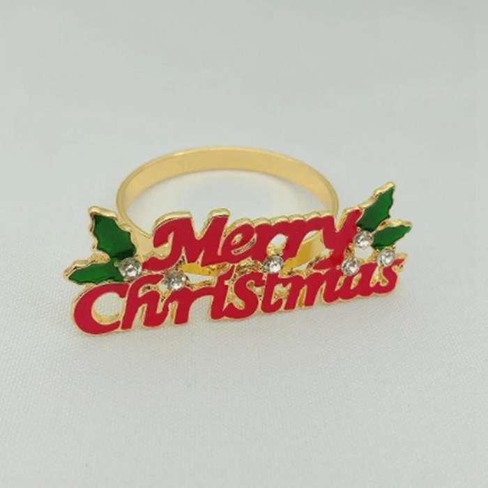 8pcs Christmas Napkin Rings -napkin Holder Rings Elk Napkin Buckle