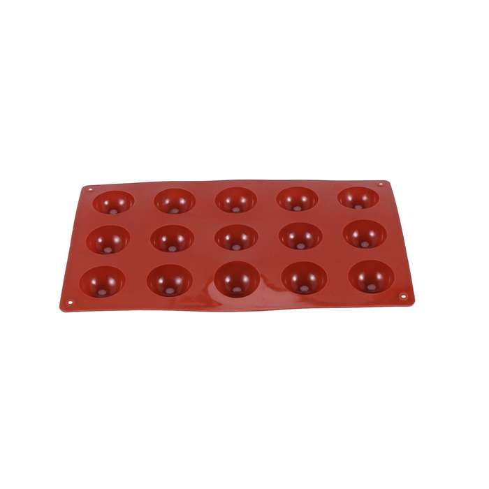 15 Demi-spheres Moule En Silicone,antiderapant,gateau De Cuisson