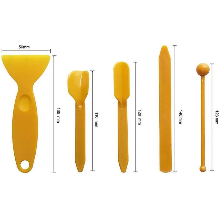Silicone Sealant Smoothing Tools Caulk Finishing for Bathroom, 14 Pcs